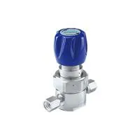 Регулятор AMFLO UHP AU21 Материал: Код Z (Body,Poppet, Nozzle,Diaphragm,Gland-SUS316L,Seat: PCTFE) ; Поверхность 0.13 um; 2х портовый, CV-0.09