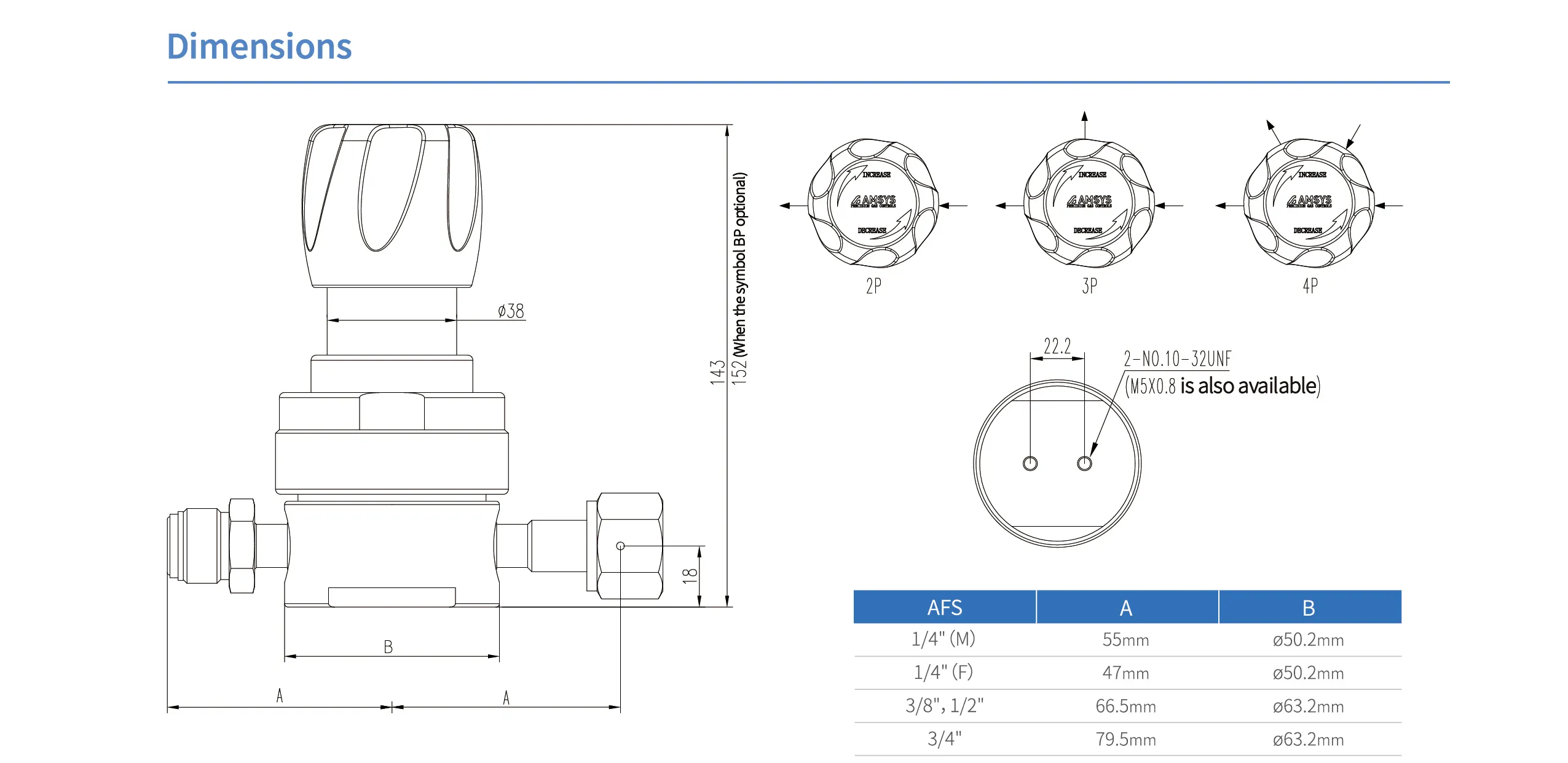 Регулятор AMFLO UHP AU23 Материал: Код Z (Body,Poppet, Nozzle,Diaphragm,Gland-SUS316L,Seat: PCTFE) ; Поверхность 0.25 um; 4х портовый, вх. давл. 206 бар, CV-0.9